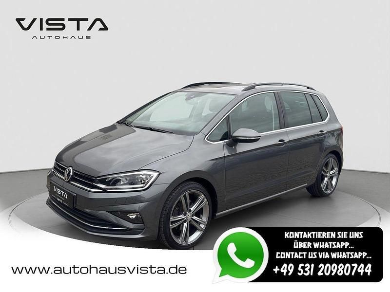 Indiumgrau metallic Gebraucht 2020 VW Golf Sportsvan R-line Van / Kleinbus | 18.900 € (Fairer Preis) - Bild 1/4