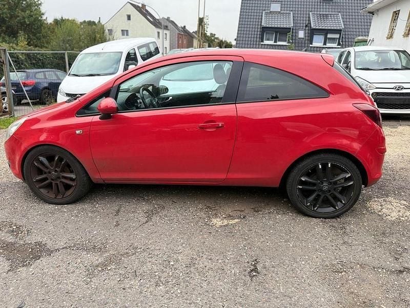 Schwarz Gebraucht 2009 Opel Corsa Color Edition Limousine | 1.000 € (Superpreis) - Bild 1/4