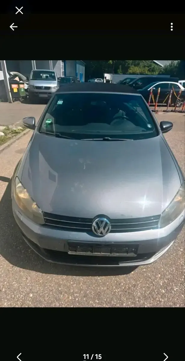 Gebraucht VW Golf Cabriolet 77 PS (56 kW) 2012 Grau Cabrio