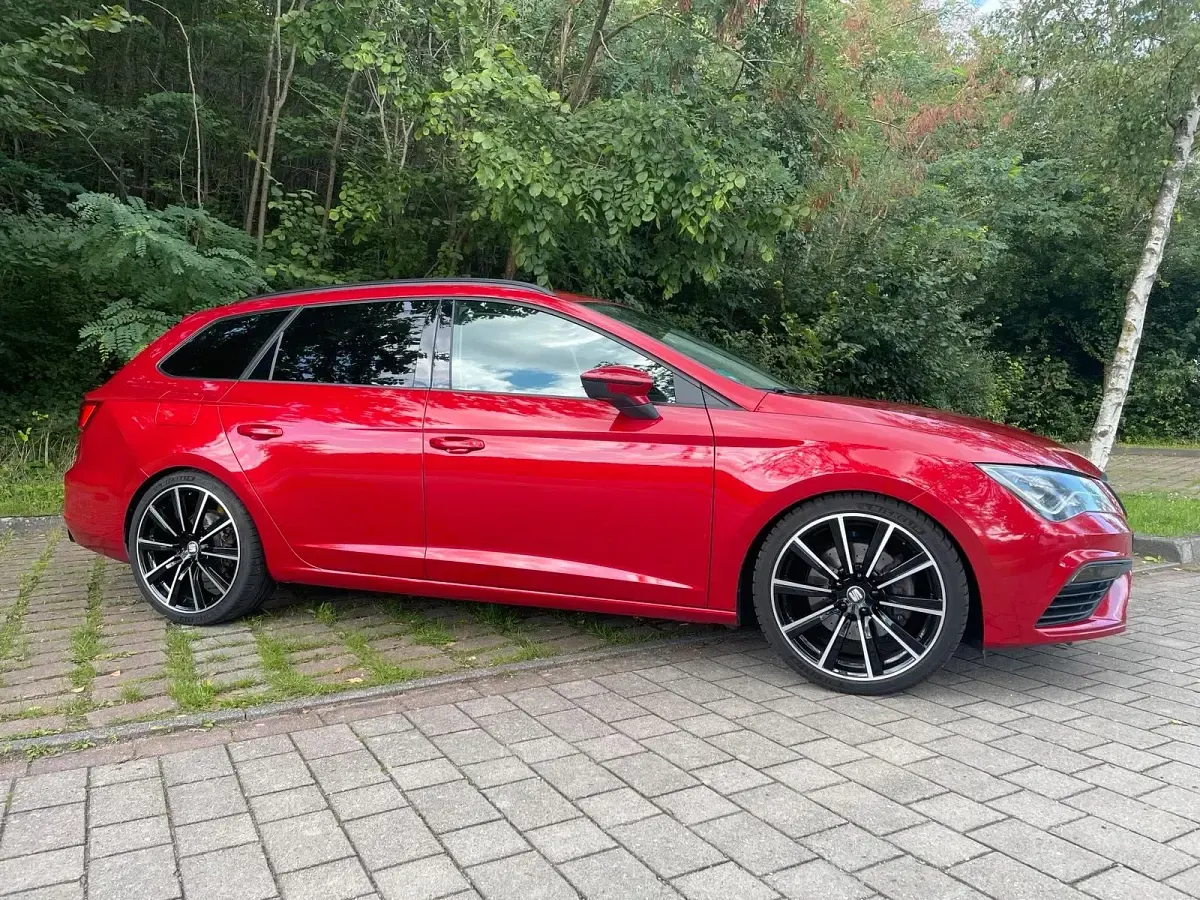 Brugt Seat Leon ST 255 HK (187 kW) 2019 Rød Stationcar