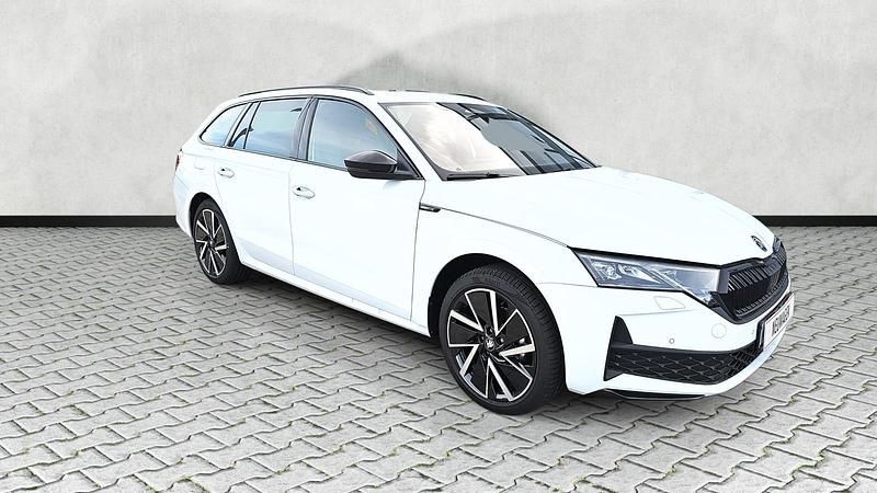 Moonwhite metallic Neu 2025 Skoda Octavia SportLine Kombi | 36.980 € (Fairer Preis) - Bild 1/4