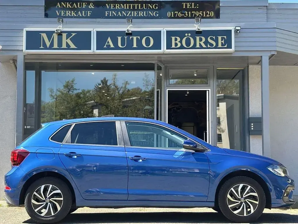 Usata VW Polo 80 CV (58 kW) 2022 Blu Utilitaria