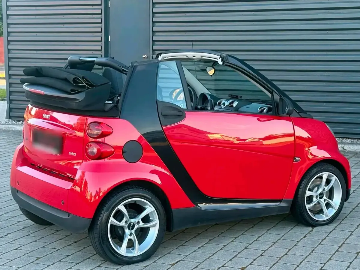 Usata Smart ForTwo Cabrio 2009 Rosso Cabrio