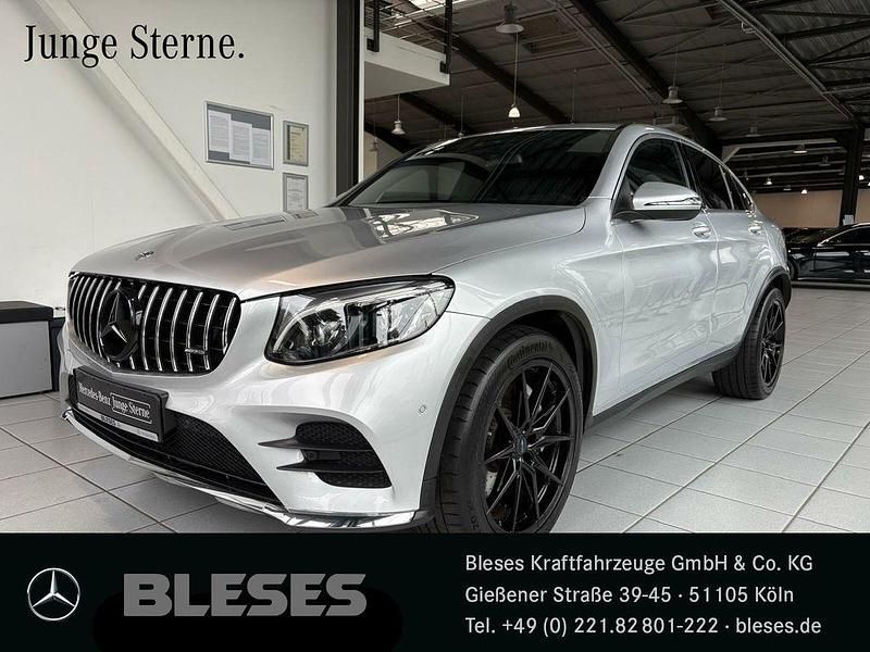 Iridiumsilber met. Gebraucht 2017 Mercedes GLC250 AMG Coupé | 30.899 € (Fairer Preis) - Bild 1/4