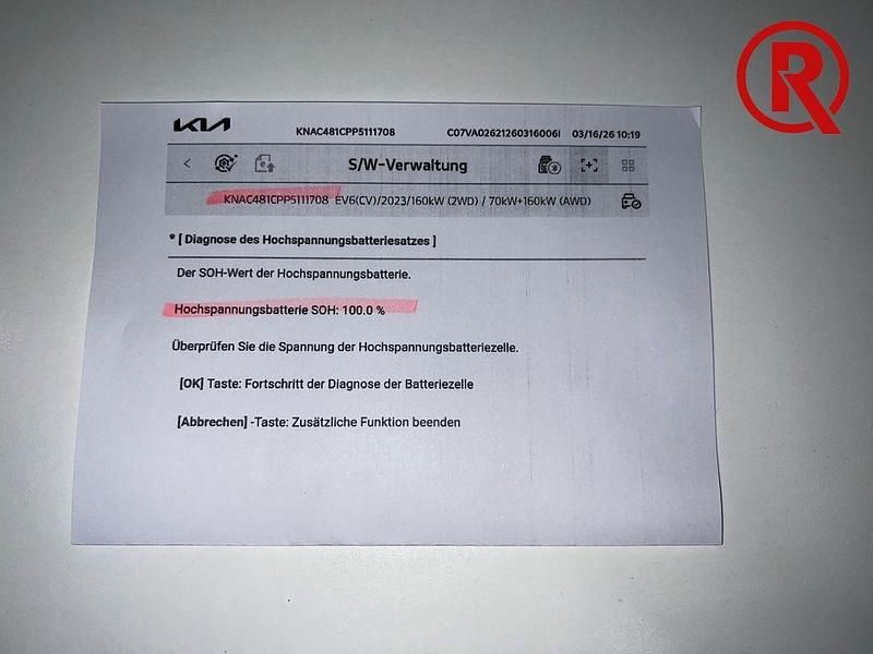 Gebraucht Kia EV6 GT-Line 239 kW (325 PS) 2023 Schwarz SUV