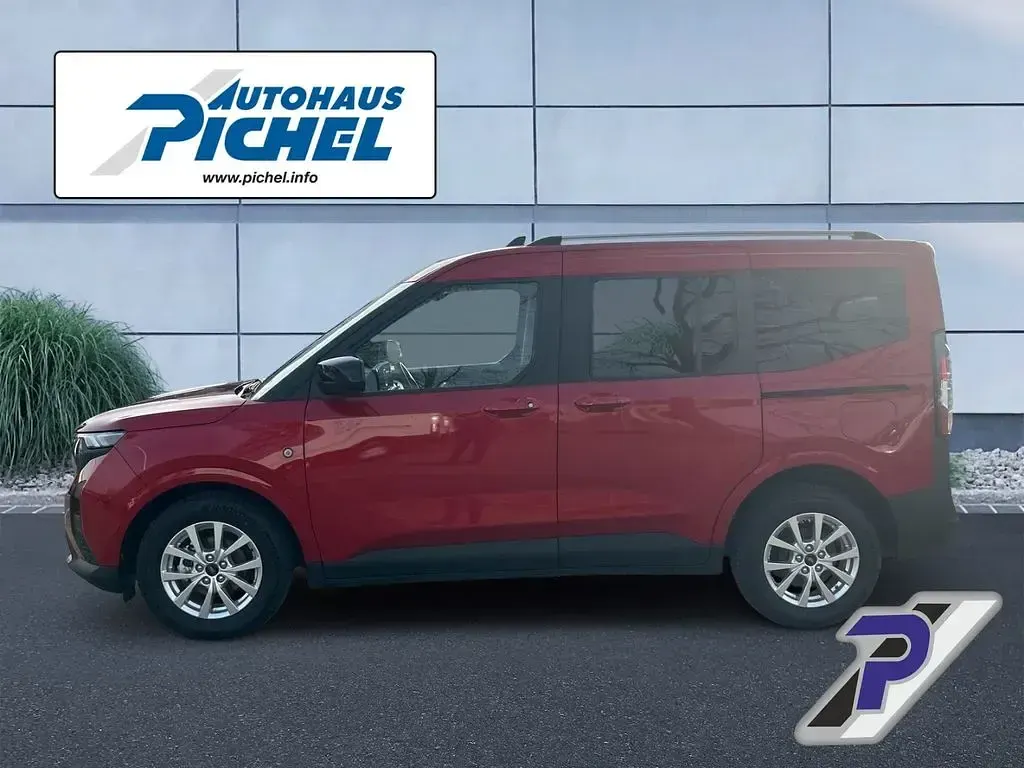 Neu Ford Tourneo Courier Titanium 125 PS (91 kW) 2026 Rot Van / Kleinbus