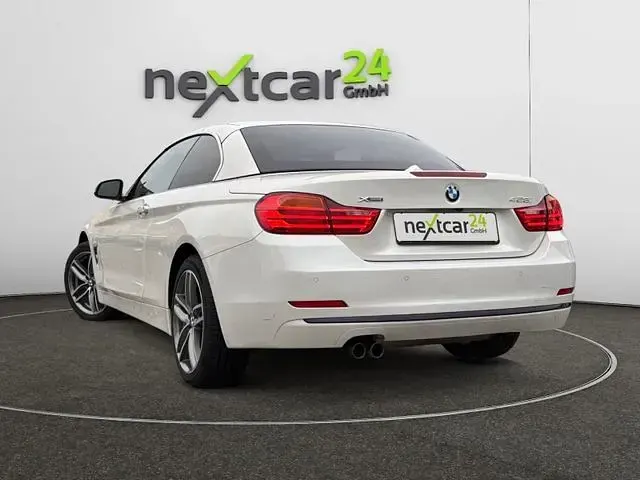 Gebraucht BMW 428 Sport Line 245 PS (180 kW) 2014 Weiß (mineralweiss metallic) Cabrio