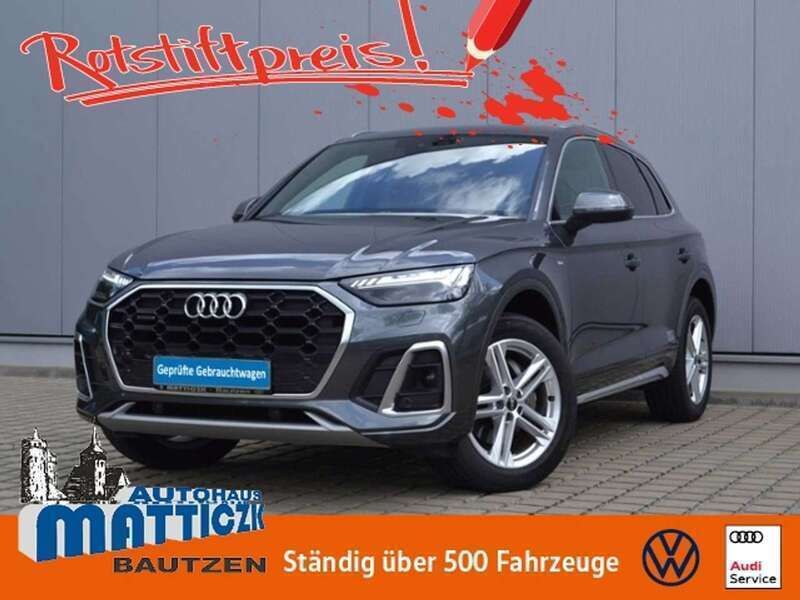 Daytonagrau perleffekt (metallic) Gebraucht 2021 Audi Q5 S-Line SUV | 42.440 € (Fairer Preis) - Bild 1/4