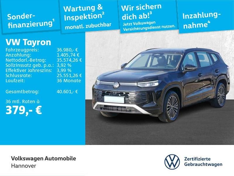 Gebraucht VW Tayron Life 150 PS (110 kW) 2025 Schwarz SUV