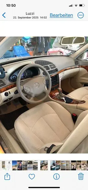 Gebraucht Mercedes E200 163 PS (119 kW) 2003 Gold Limousine