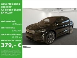 Schwarz Neu 2025 Skoda Enyaq iV RS SUV | 57.980 € (Fairer Preis) - Bild 1/4