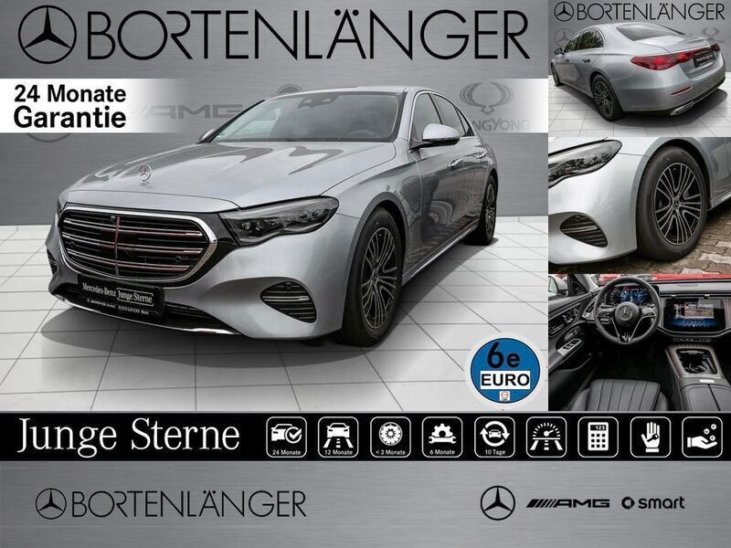 Silber Gebraucht 2024 Mercedes E200 Premium Limousine | 58.888 € (Fairer Preis) - Bild 1/4