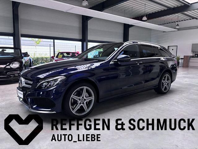 Cavansitblau Gebraucht 2018 Mercedes C200 AMG Kombi | 28.750 € (Fairer Preis) - Bild 1/4