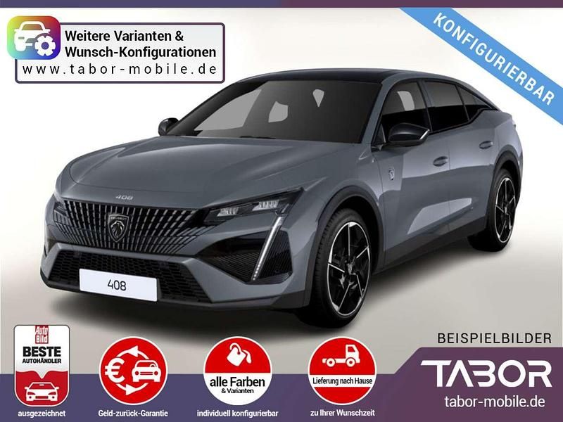 Okenit weiß metallic Neu 2025 Peugeot 408 GT Limousine | 30.548 € (Superpreis) - Bild 1/4