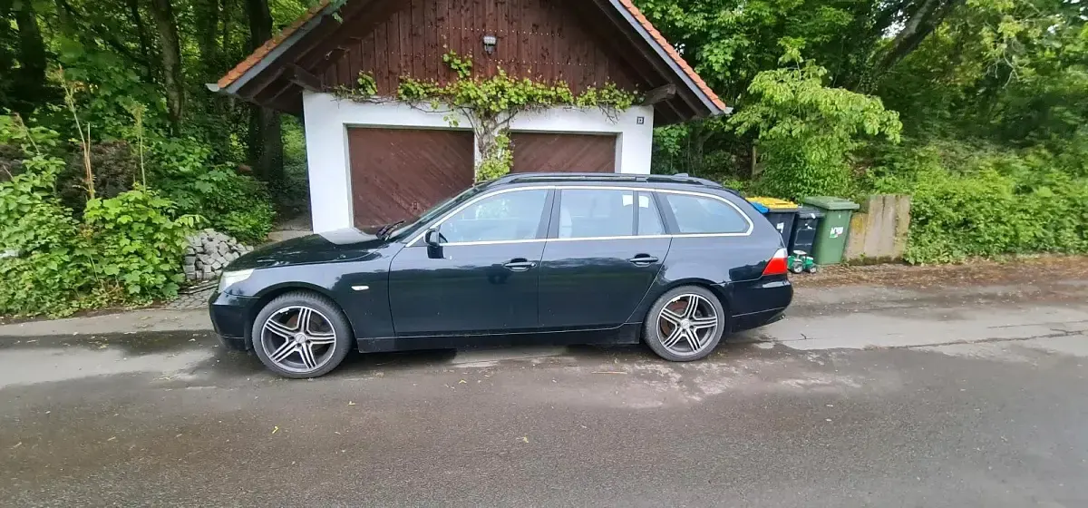 Brugt BMW 525 177 HK (130 kW) 2006 Sort Stationcar