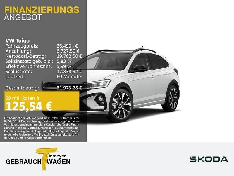 Gebraucht VW Taigo R-line 150 PS (110 kW) 2025 Weiß SUV
