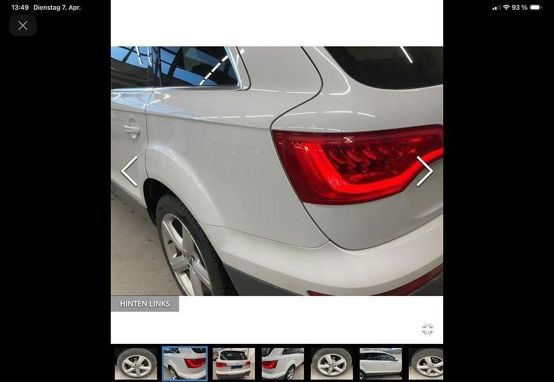 Second-hand Audi Q7 Performance 204 CP (150 kW) 2012 Alb SUV