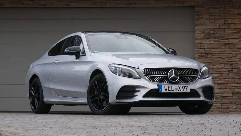 Silber Gebraucht 2019 Mercedes C400 AMG Coupé | 33.695 € (Superpreis) - Bild 1/4