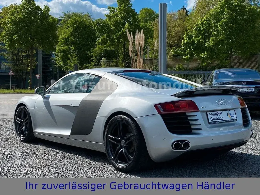 Gebraucht Audi R8 Coupé Sport 420 PS (308 kW) 2008 Eissilber metallic sideblade a Coupé