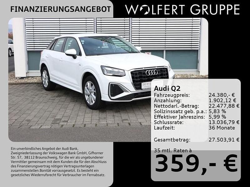 Gebraucht Audi Q2 S-Line 150 PS (110 kW) 2022 Ibisweiß SUV