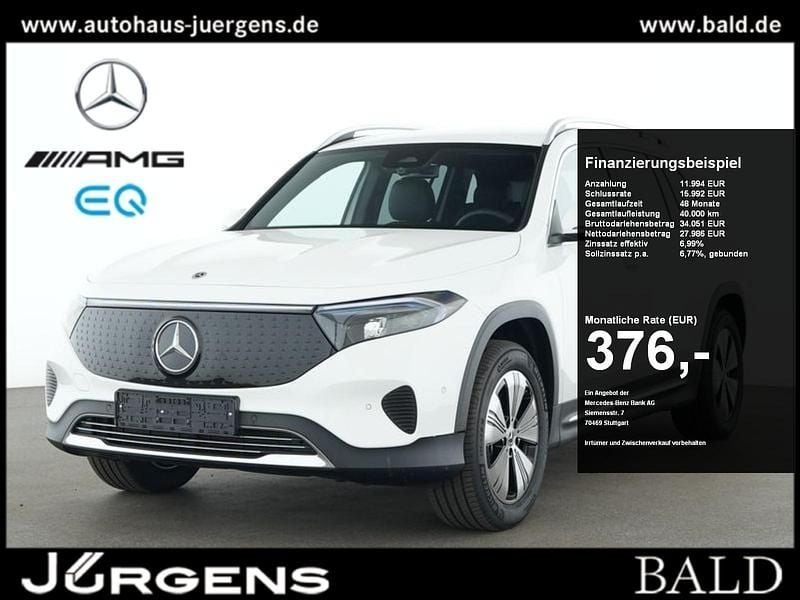 Weiss polarweiß Gebraucht 2024 Mercedes EQB250+ Progressive SUV | 39.770 € (Superpreis) - Bild 1/4