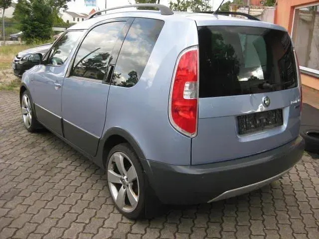 Gebraucht Skoda Roomster Plus Edition 86 PS (63 kW) 2009 Blau Van / Kleinbus