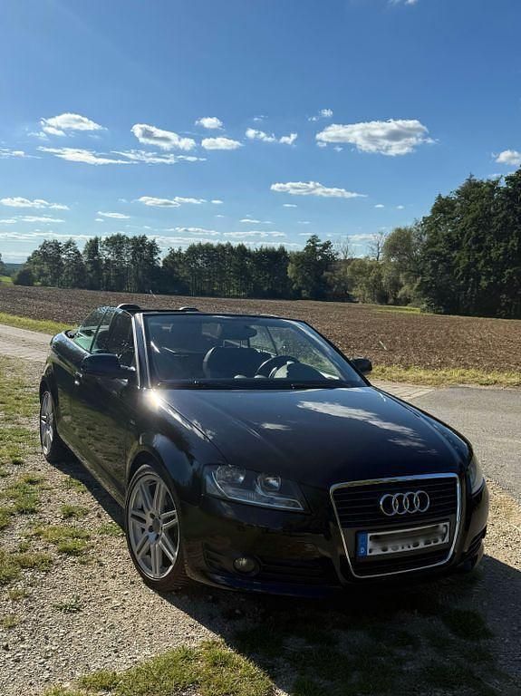 Schwarz Gebraucht 2011 Audi A3 Cabriolet S-Line Cabrio | 8.400 € (Fairer Preis) - Bild 1/4