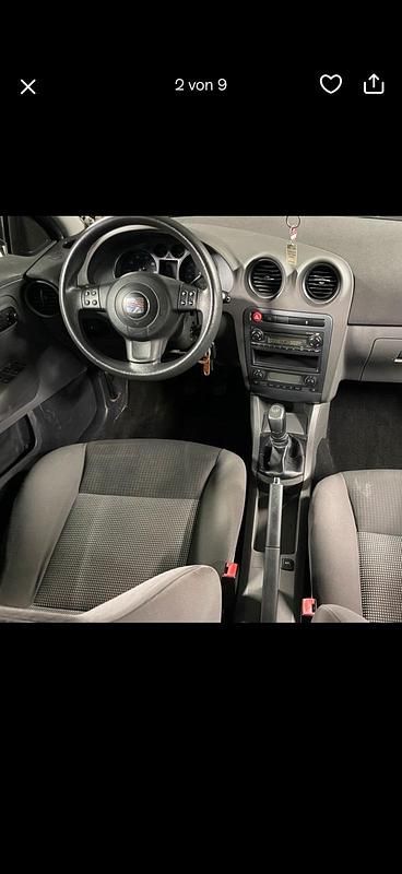 Gebraucht Seat Ibiza 85 PS (62 kW) 2008 Schwarz Kleinwagen