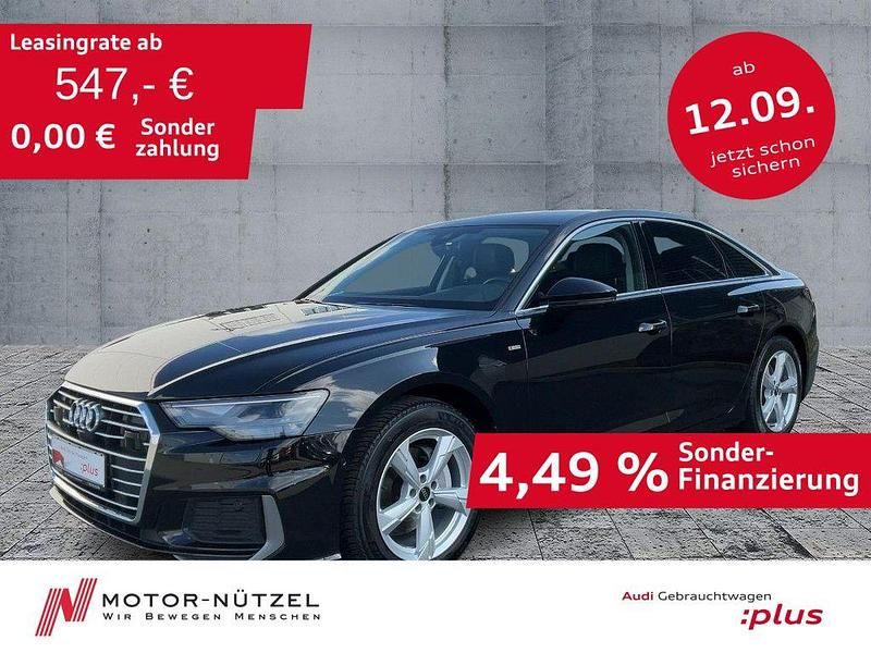 Mythosschwarz metallic Gebraucht 2023 Audi A6 Design Limousine | 43.350 € (Teuer) - Bild 1/4