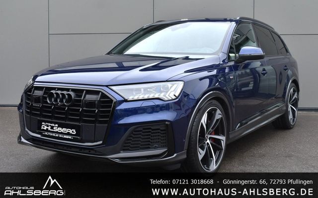 Navarrablau Gebraucht 2021 Audi Q7 S-Line SUV | 43.900 € (Etwas zu teuer) - Bild 1/4