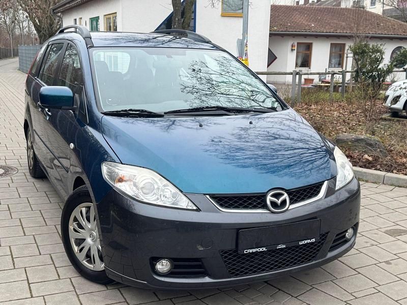 Gebraucht Mazda 5 Exclusive 116 PS (85 kW) 2007 Blau Van / Kleinbus
