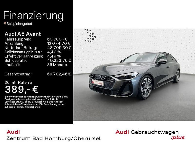 Daytonagrau perleffekt Gebraucht 2024 Audi A5 S-Line Kombi | 60.780 € (Teuer) - Bild 1/4