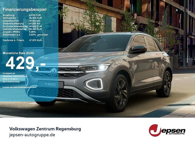 Gebraucht VW T-Roc Style 150 PS (110 kW) 2025 Indiumgrau metallic SUV