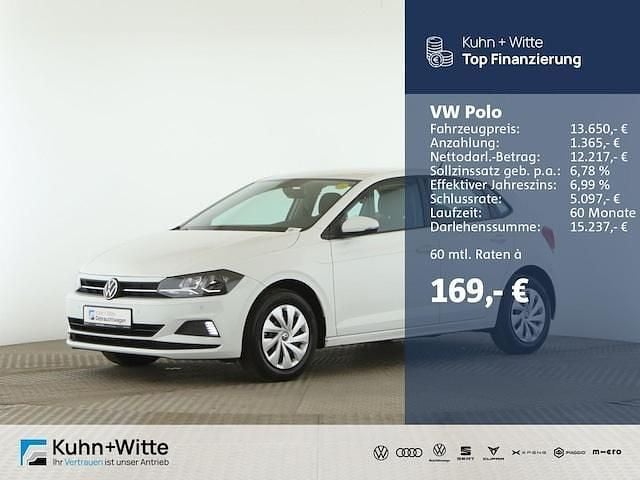 Weiß Gebraucht 2021 VW Polo Comfortline Kleinwagen | 15.290 € (Fairer Preis) - Bild 1/3