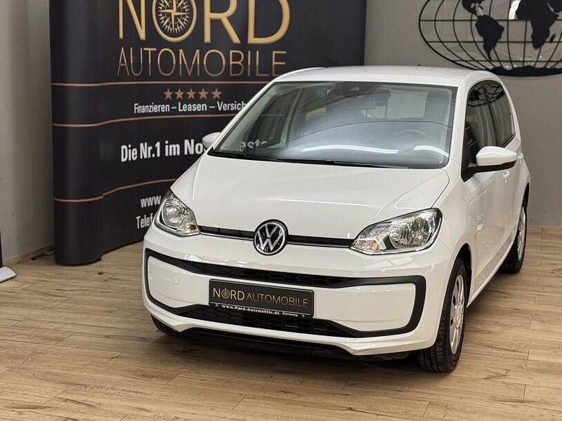 Pure white Gebraucht 2021 VW up! move up! Kleinwagen | 8.489 € (Fairer Preis) - Bild 1/3