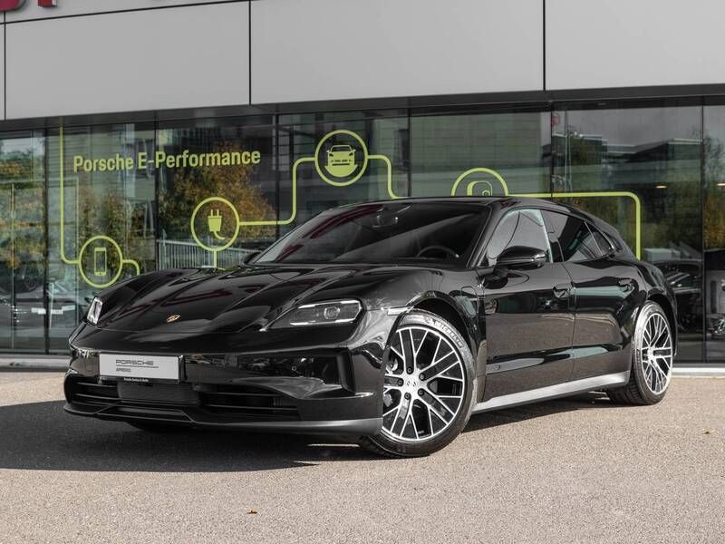 Schwarz Gebraucht 2024 Porsche Taycan Sport Turismo Limousine | 103.900 € - Bild 1/4