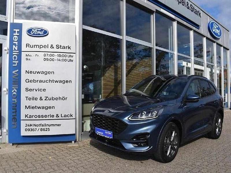 Chromablau metallic (metallic) Gebraucht 2023 Ford Kuga ST-Line X SUV | 23.990 € (Guter Preis) - Bild 1/3
