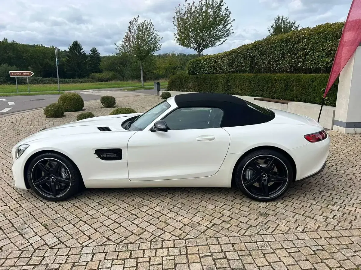 Gebraucht Mercedes AMG GT AMG 476 PS (350 kW) 2018 Weiß Cabrio