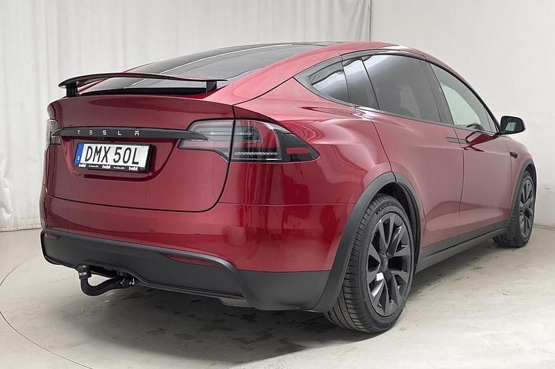 Gebraucht Tesla Model X Long Range AWD 492 kW (670 PS) 2023 Rot SUV