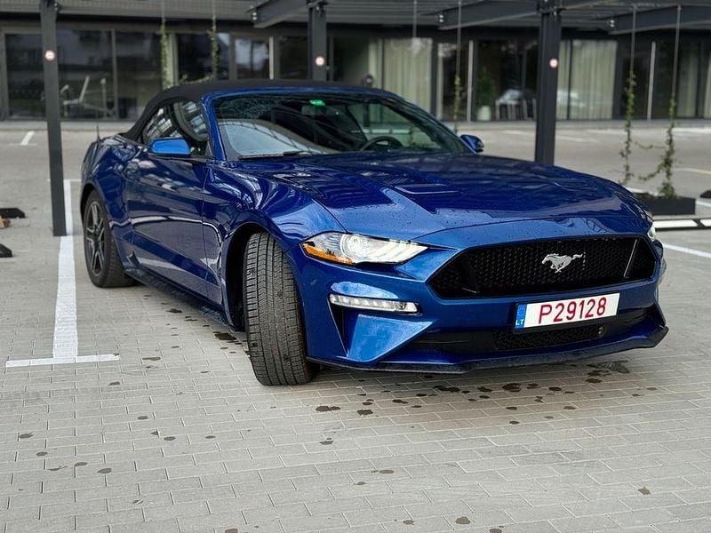 Blau Gebraucht 2018 Ford Mustang Cabrio | 19.500 € (Superpreis) - Bild 1/4