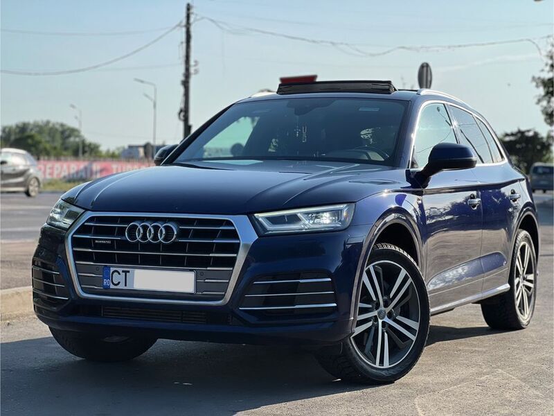 Blau Gebraucht 2020 Audi Q5 S-Line SUV | 35.490 € (Teuer) - Bild 1/4