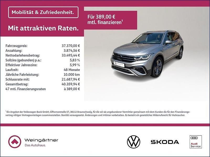 Silber Gebraucht 2022 VW Tiguan Allspace Business SUV | 37.370 € (Fairer Preis) - Bild 1/4