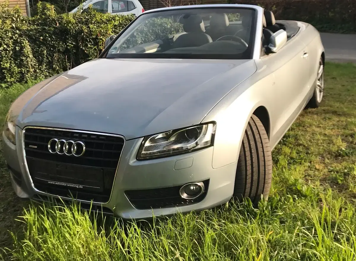 Gebraucht Audi A5 Cabriolet S-Line 239 PS (175 kW) 2010 Silber Cabrio