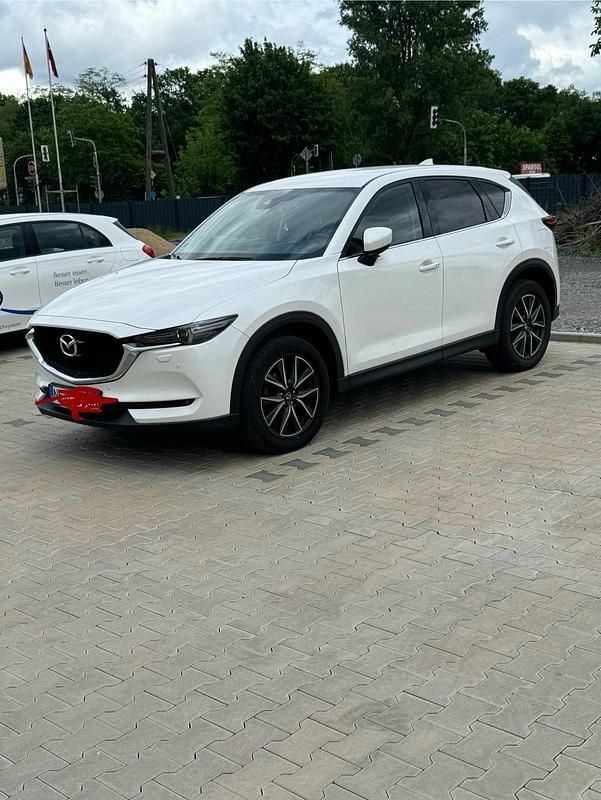 Weiß Gebraucht 2018 Mazda CX-5 Sports-Line SUV | 22.530 € (Fairer Preis) - Bild 1/4