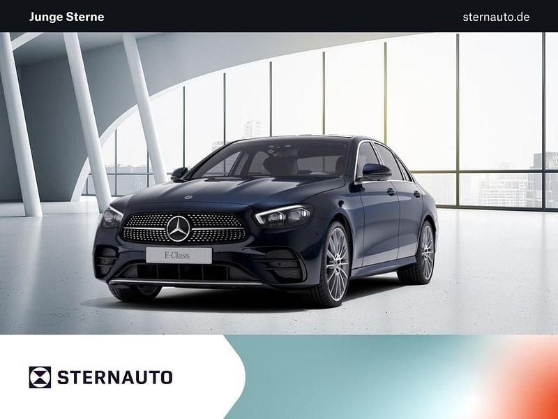 Cavansitblau metallic Gebraucht 2021 Mercedes E400 AMG Limousine | 43.950 € (Fairer Preis) - Bild 1/4