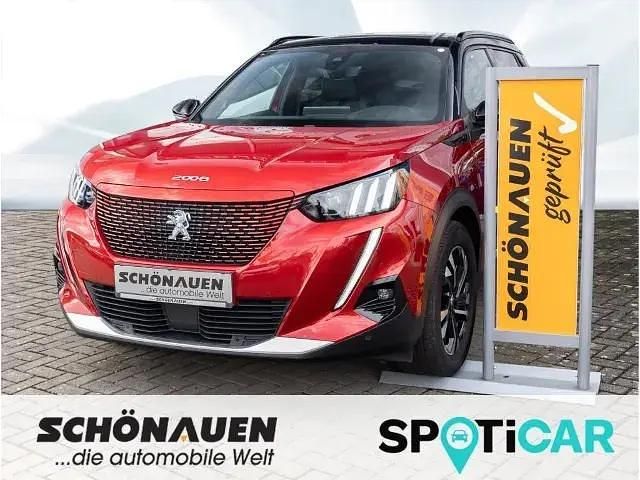 Rot Gebraucht 2021 Peugeot e-2008 GTi SUV | 17.750 € (Fairer Preis) - Bild 1/4