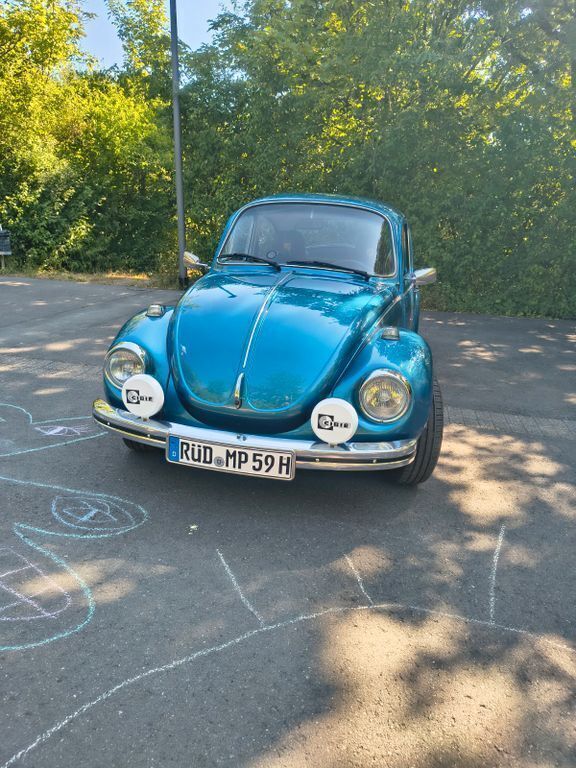 Blau Gebraucht 1974 VW Käfer Kleinwagen | 22.500 € - Bild 1/4