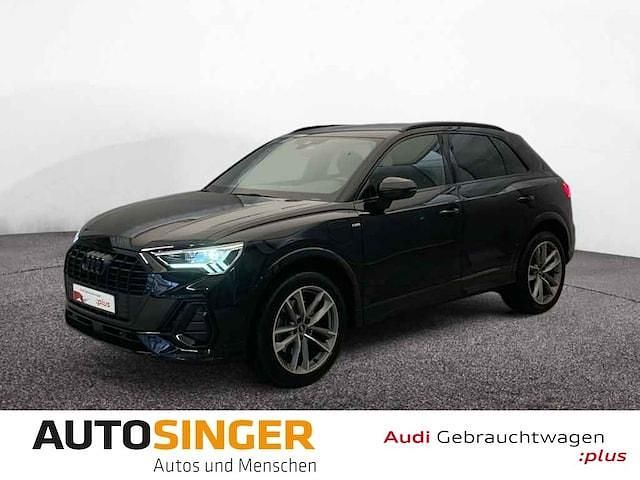 Mythosschwarz metallic Gebraucht 2022 Audi Q3 S-Line SUV | 28.720 € (Superpreis) - Bild 1/4