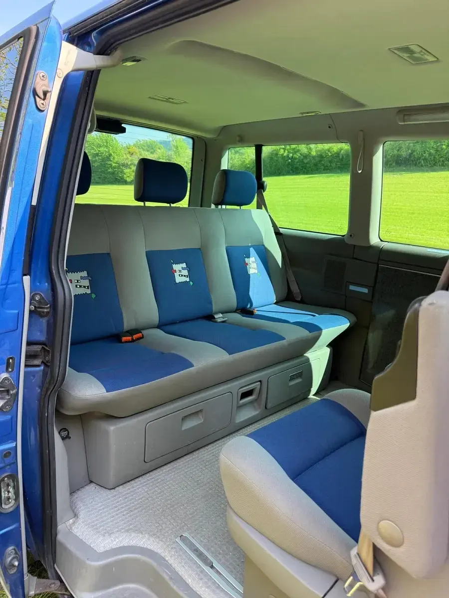 Gebraucht VW Multivan 102 PS (75 kW) 2000 Blau Van / Kleinbus