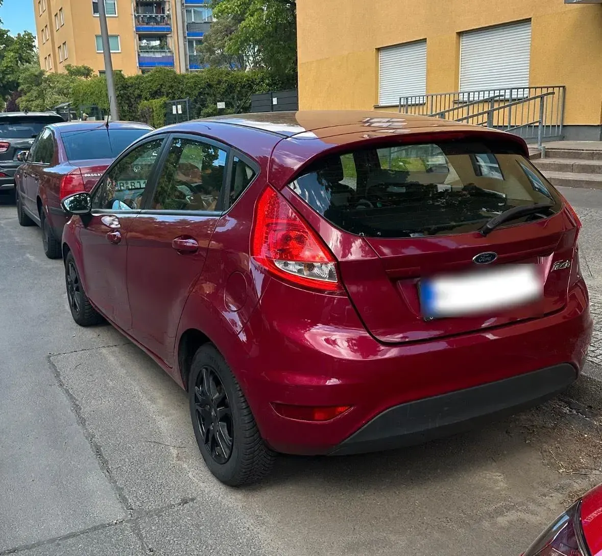 Używany Ford Fiesta 82 KM (60 kW) 2010 Czerwony Hatchback